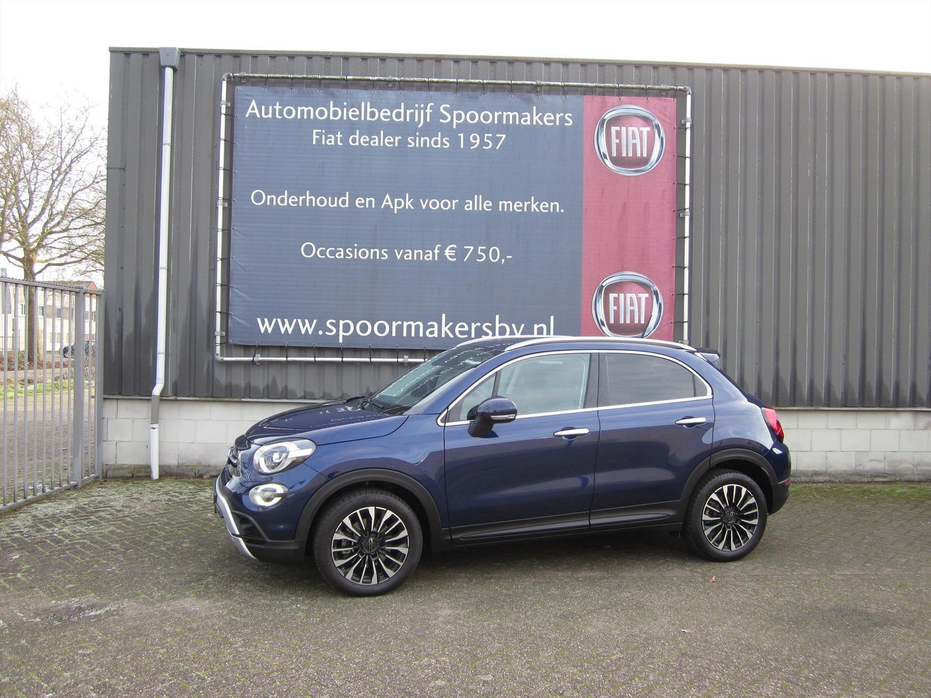 FIAT 500X 1.0 GSE 120pk City Cross Opening Edition, Auto's, Fiat, Voorwielaandrijving, 15 km/l, Gebruikt, Blauw