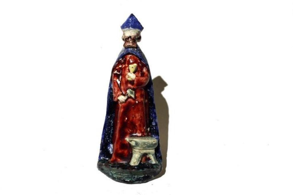 Wandbeeldje van heilige figuur - Devotionalia - Muurbeeldje, Ophalen of Verzenden