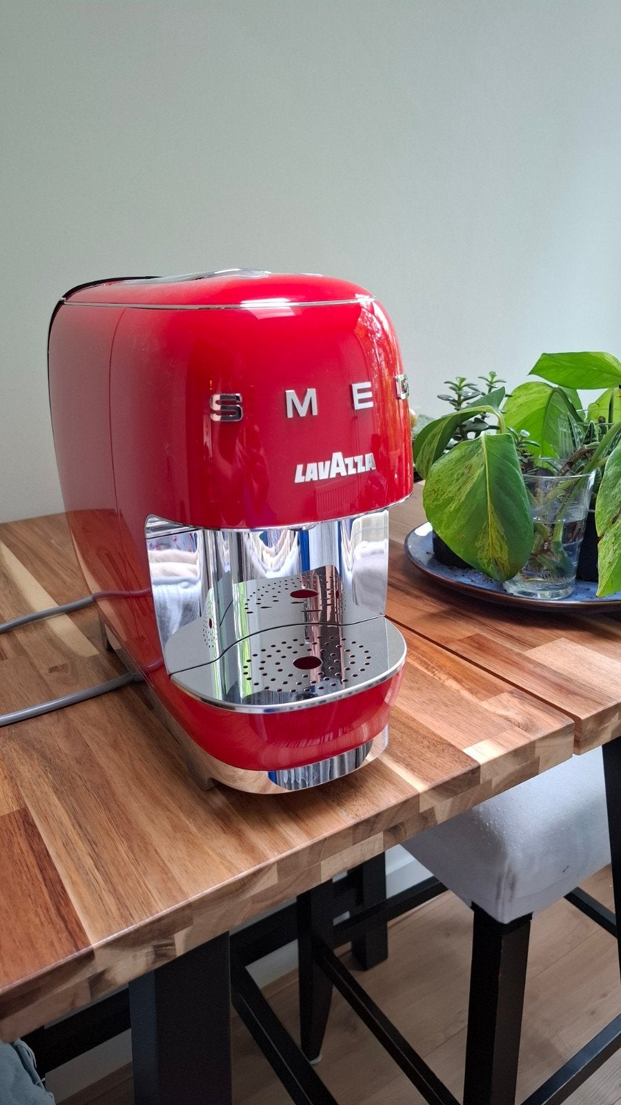 Smeg Lavazza A Modo Mio koffiezetapparaat rood, Koffiepads en cups, Espresso apparaat, Nieuw, Ophalen of Verzenden