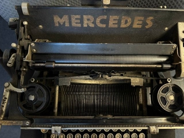 Mercedes typmachine, Ophalen, Gebruikt