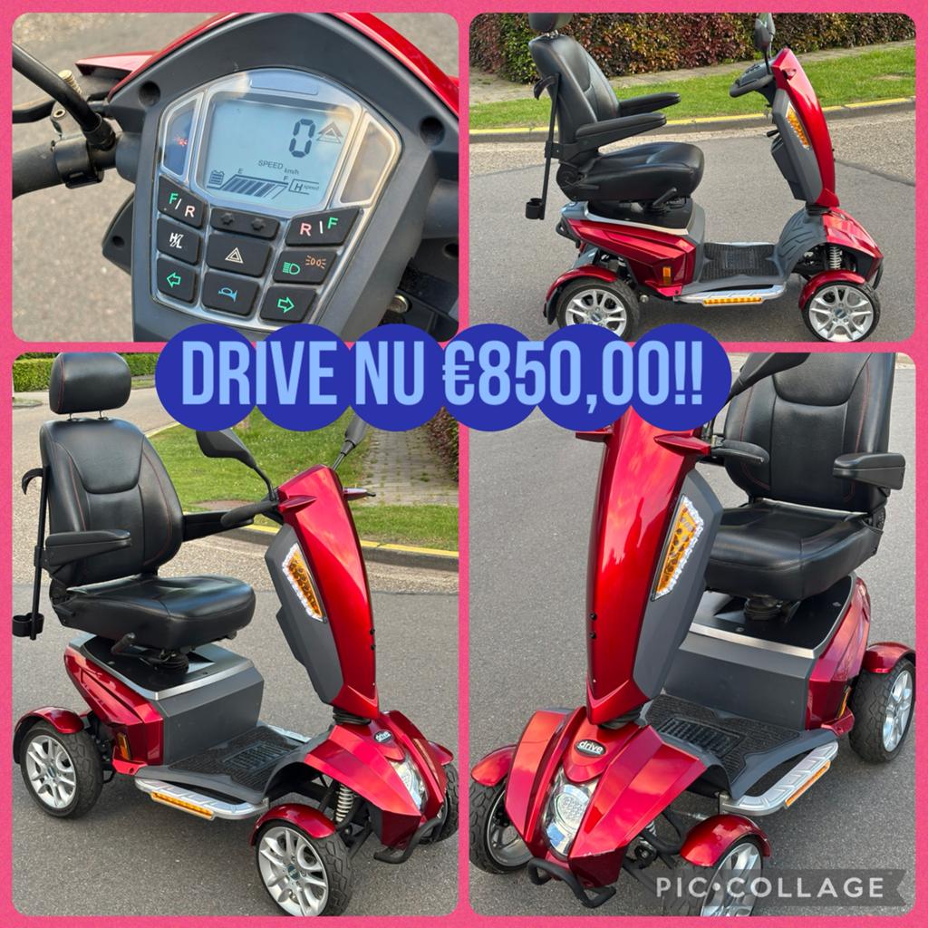 Zeer mooie en goede Scootmobiel Drive als nieuw  nu €850,00, Diversen, Gebruikt, Meer info ☎️0️⃣6️⃣➖2️⃣0️⃣9️⃣0️⃣1️⃣0️⃣4️⃣0️⃣, Ophalen of Verzenden