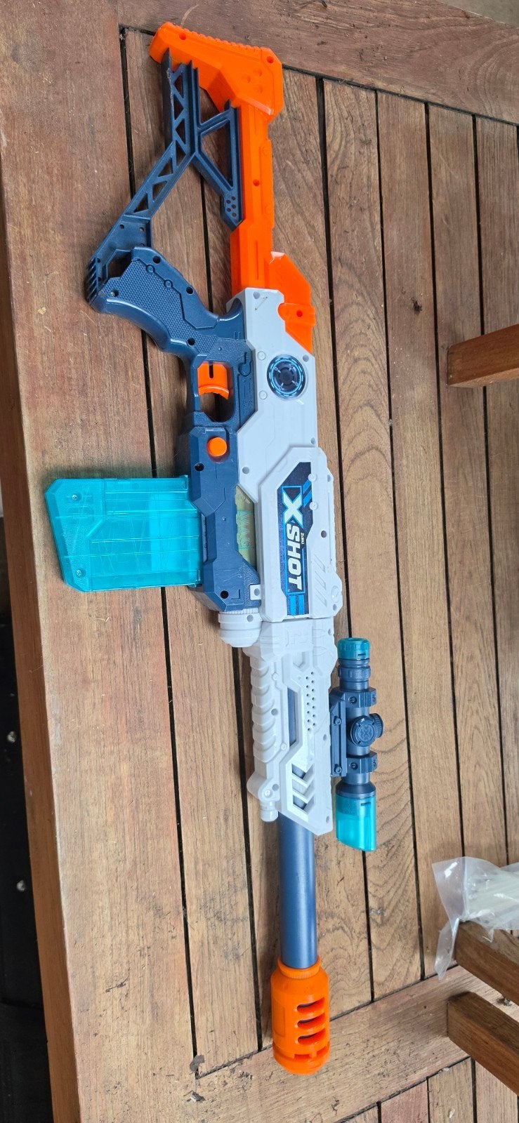 X-Shot Blaster Speelgoedgeweer met Magazijn en Vizier, Ophalen of Verzenden, Gebruikt, Jongen of Meisje