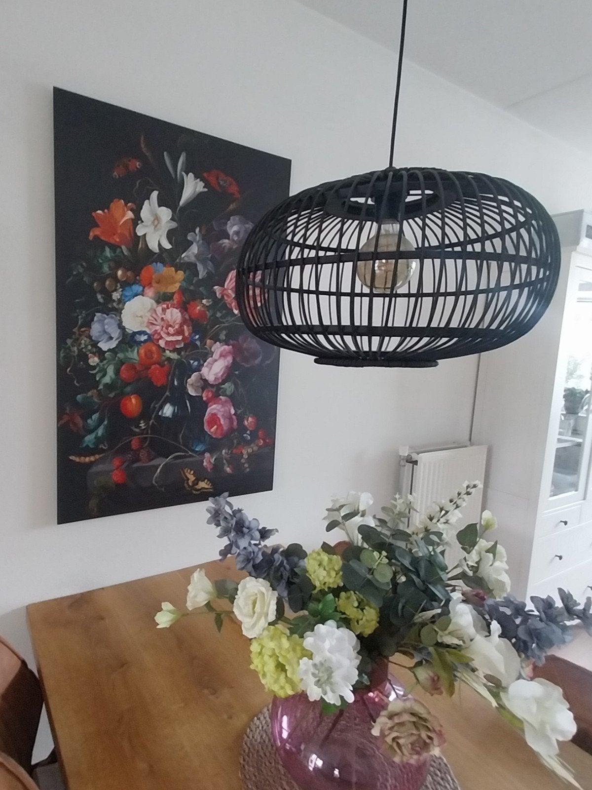 Schilderij met bloemenstillevenin klassieke stijl, Antiek en Kunst, Ophalen, Bloemen