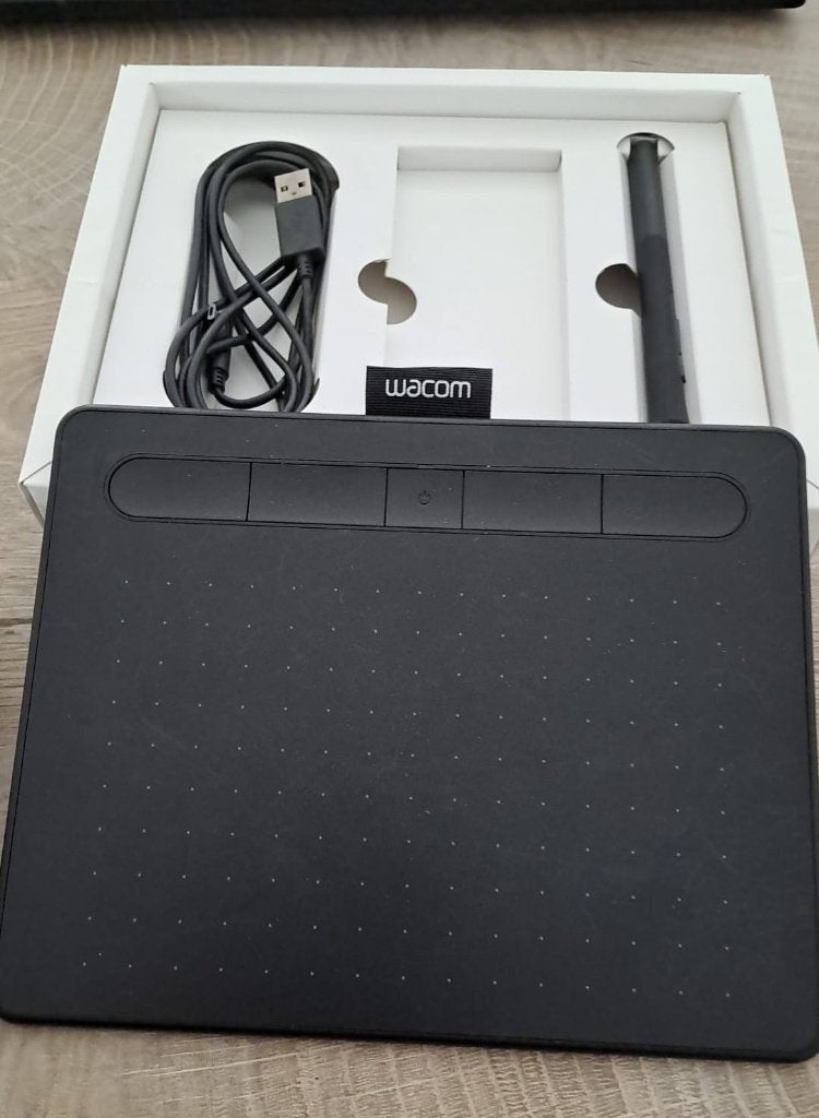 Wacom tekentablet, Computers en Software, Ophalen of Verzenden, Zo goed als nieuw, Wacom Intuos