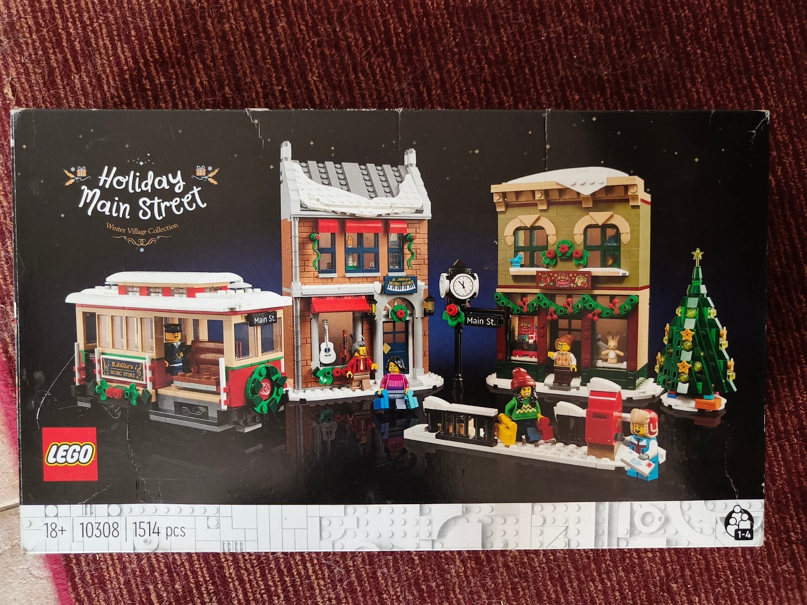 LEGO Holiday Main Street (10308) - lego 18+, Kinderen en Baby's, Ophalen of Verzenden, Zo goed als nieuw