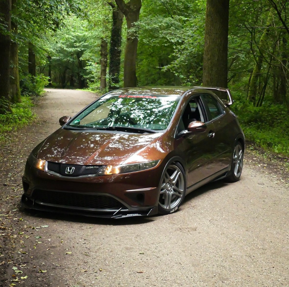 Honda Civic 1.8 I 5DR 2011 Bruin, Auto's, Voorwielaandrijving, 15 km/l, 4 cilinders, Overige bekleding