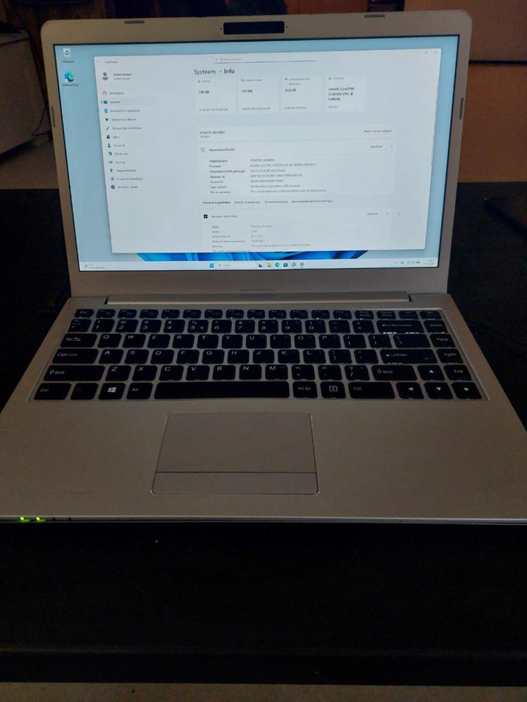 BTO Laptop - 14"  Intel i5-8250U, 16GB RAM, 250GB SSD, Computers en Software, Windows Laptops, Gebruikt, Qwerty, Minder dan 2 Ghz