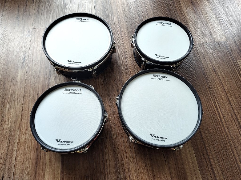 Roland VAD set van 4 ketels, Ophalen of Verzenden, Gebruikt, Roland, Elektronisch