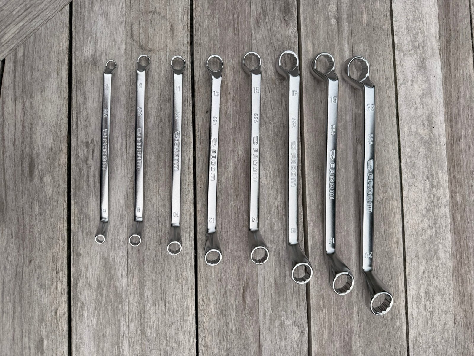 Te koop nieuwe 8dlg Facom A55 ring -ringsleutelset 7 tm 22mm, Auto diversen, Autogereedschap, Ophalen of Verzenden, Zo goed als nieuw