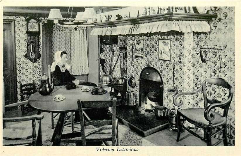 380-620-005 Veluws Interieur, Verzenden, Voor 1920, Gelderland