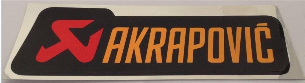 Akrapovic sticker hittebestendig #3, Verzenden