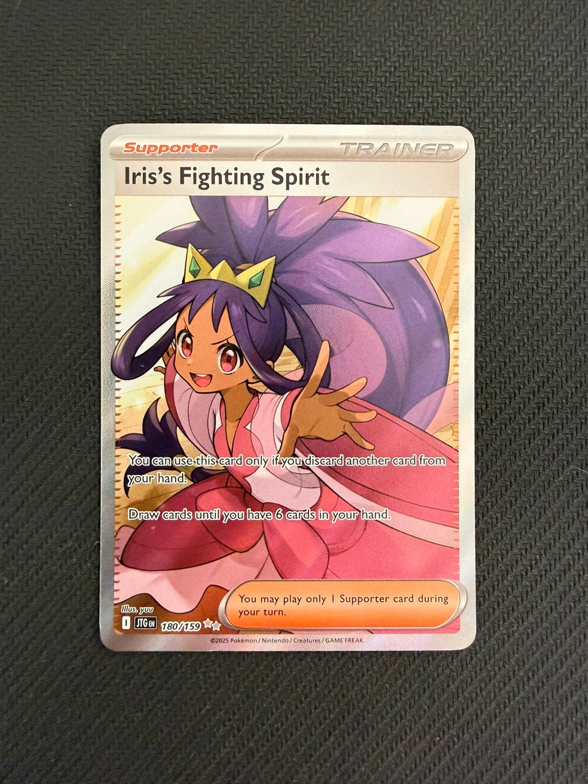 Iris’s Fighting Spirit 180/159 Journey Together Pokemon, Ophalen, Nieuw, Losse kaart