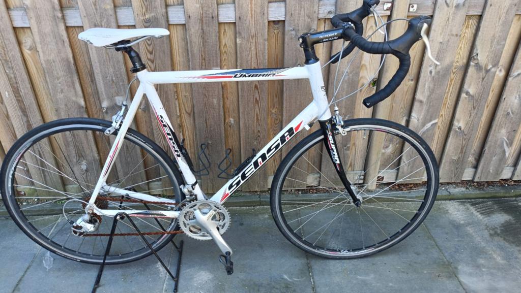 Sensa Opknap racefiets, Fietsen en Brommers, Fietsen | Racefietsen, 28 inch, Gebruikt, Velgrem, Aluminium