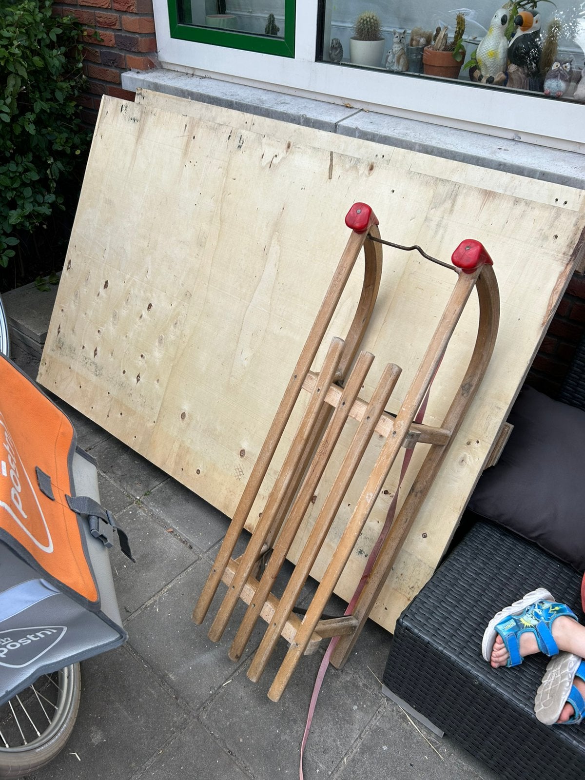 Gratis af te halen 2 grote pallets, Ophalen, Zo goed als nieuw, 50 mm of meer, Pallet