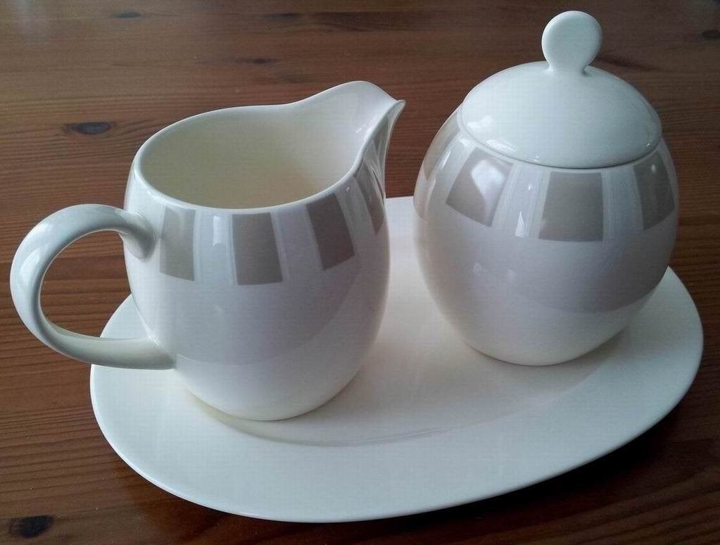 Koffiemelkkan - Suikerpot - Schaal (Engels aardewerk), Overige typen, Ophalen of Verzenden, Zo goed als nieuw, Overige stijlen