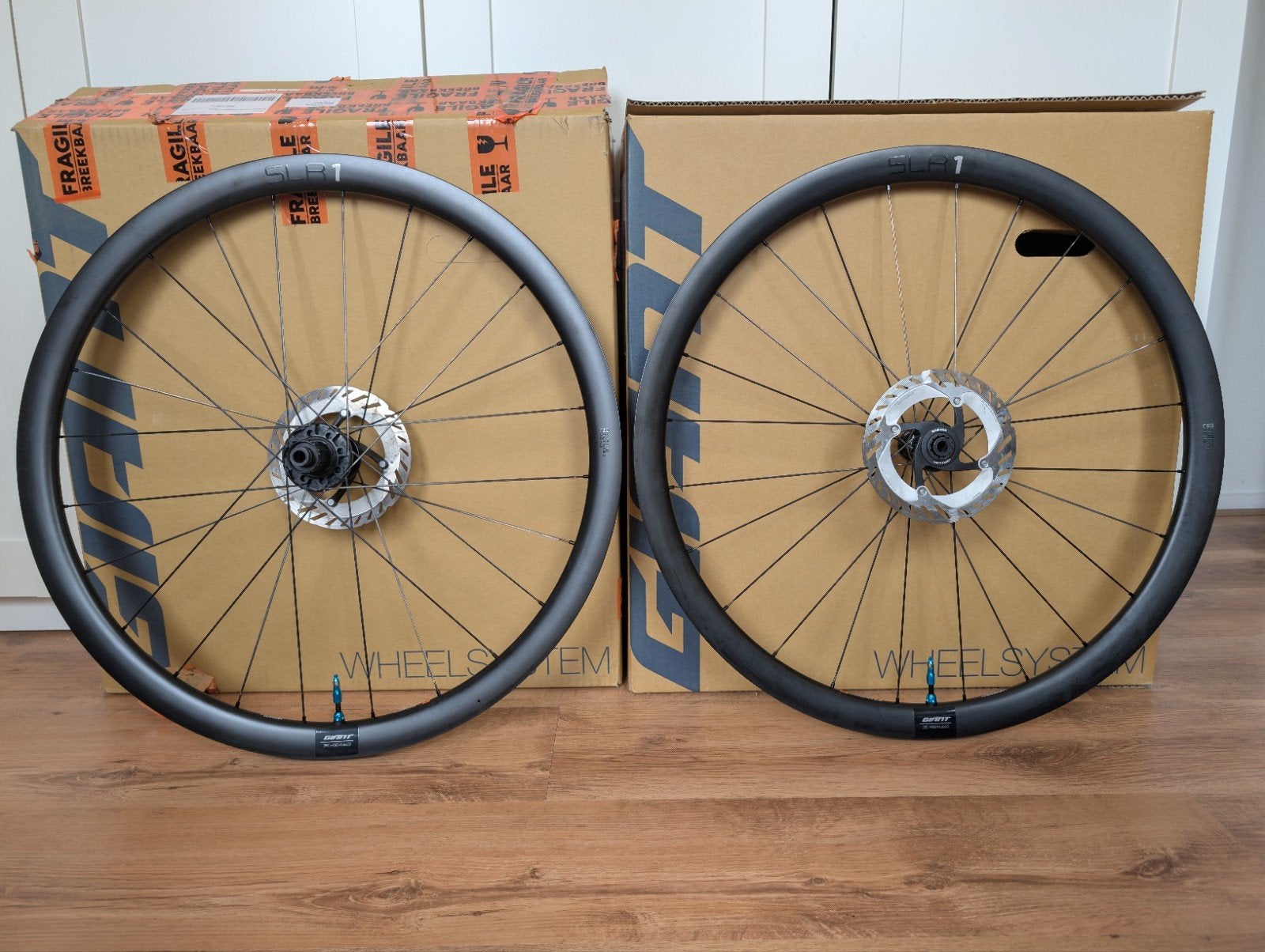 Giant SLR 1 Carbon Wielset 36mm - DT Swiss 350 naven, Ophalen of Verzenden, Carbon