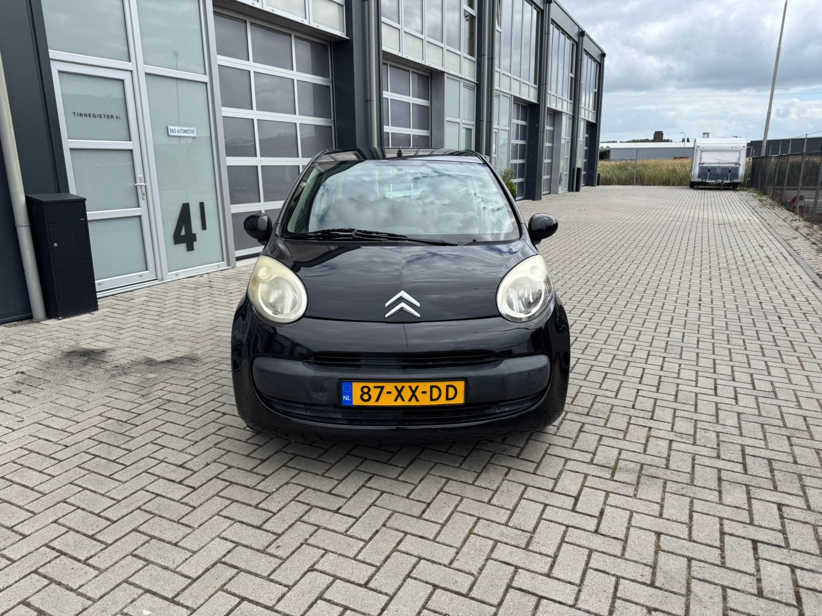 Citroën C1 1.0 3-DRS 2007 Zwart | Airco, Auto's, Citroën, Voorwielaandrijving, Airbags, 4 stoelen, C1