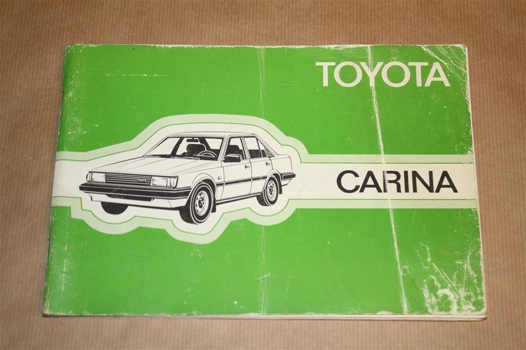 Toyota Carina Instructieboekje - 1982, Ophalen of Verzenden