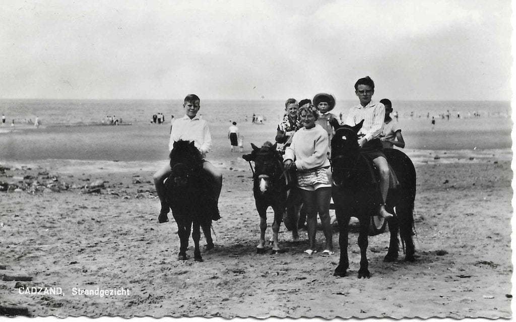 Cadzand- -Strandgezicht., Verzamelen, Ophalen of Verzenden, 1960 tot 1980, Gelopen, Zeeland