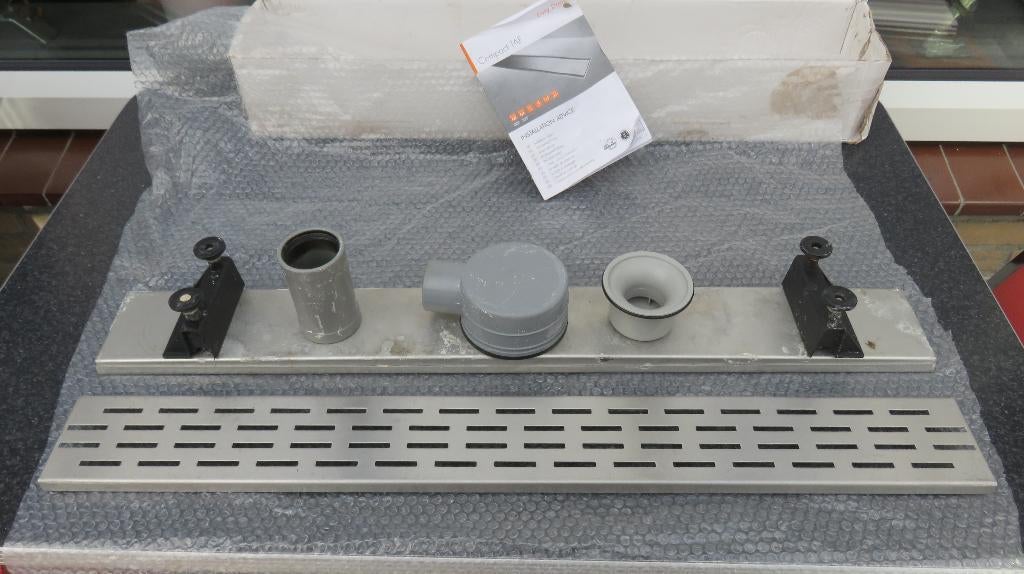 Easy Drain Compact TAF, nw. douchegoot 80x10x8 hoog., Ophalen of Verzenden, Nieuw, Rvs, Douche