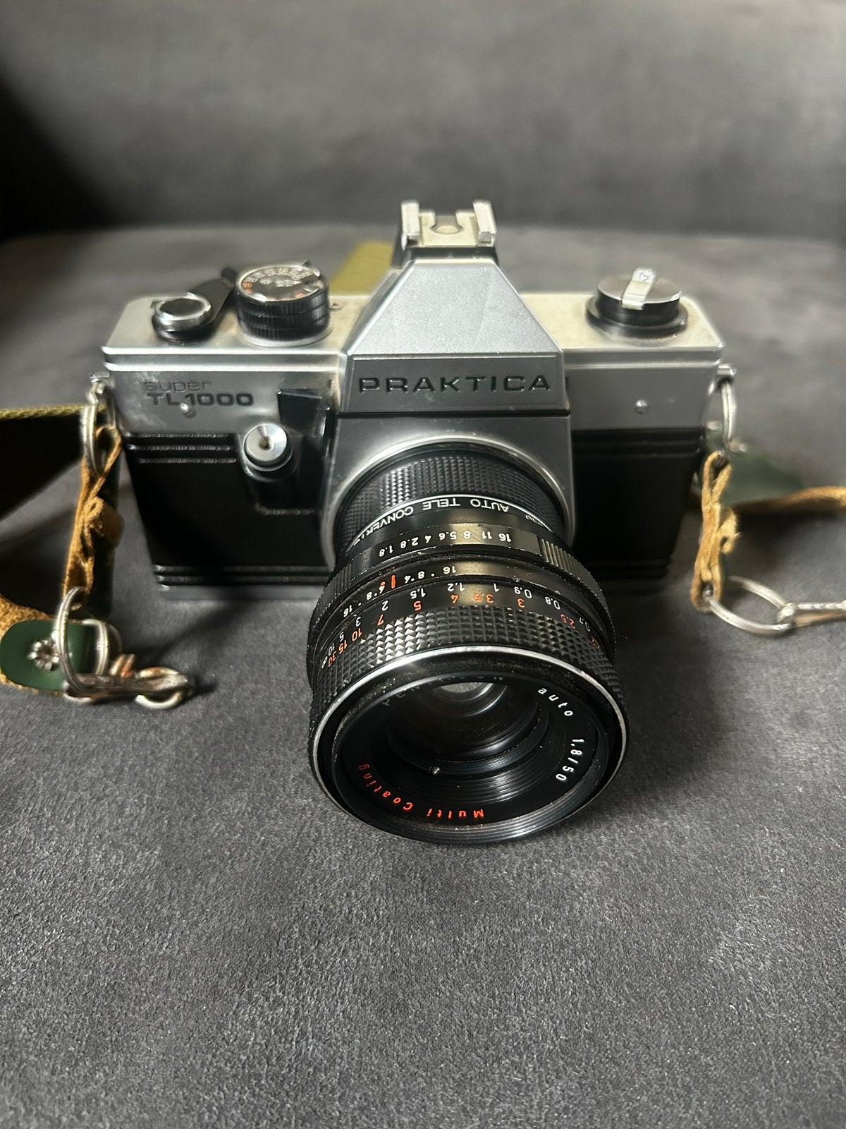 Praktica TL1000 Spiegelreflexcamera met Pentacon 1.8/50 lens, Ophalen of Verzenden, Gebruikt, Spiegelreflex, Overige Merken