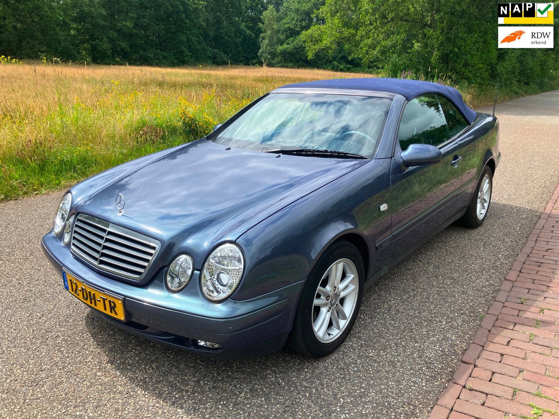 Mercedes-Benz CLK-klasse Cabrio 320 Elegance, Auto's, Achterwielaandrijving, 1595 kg, Cabriolet, Bedrijf
