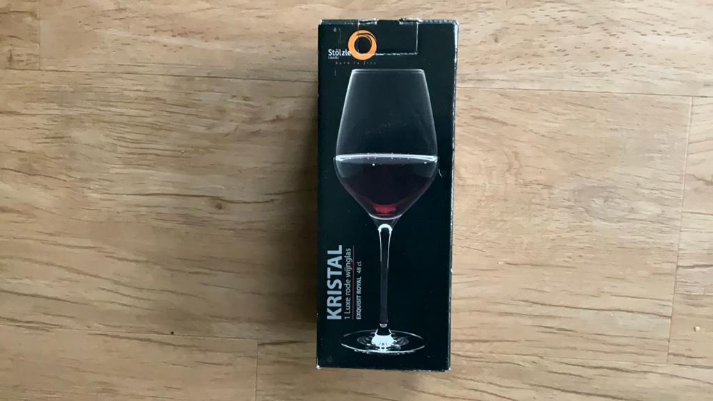 Nieuw Stolzle luxe rood kristallen wijnglas 48 cl, Antiek en Kunst, Antiek | Glas en Kristal, Ophalen