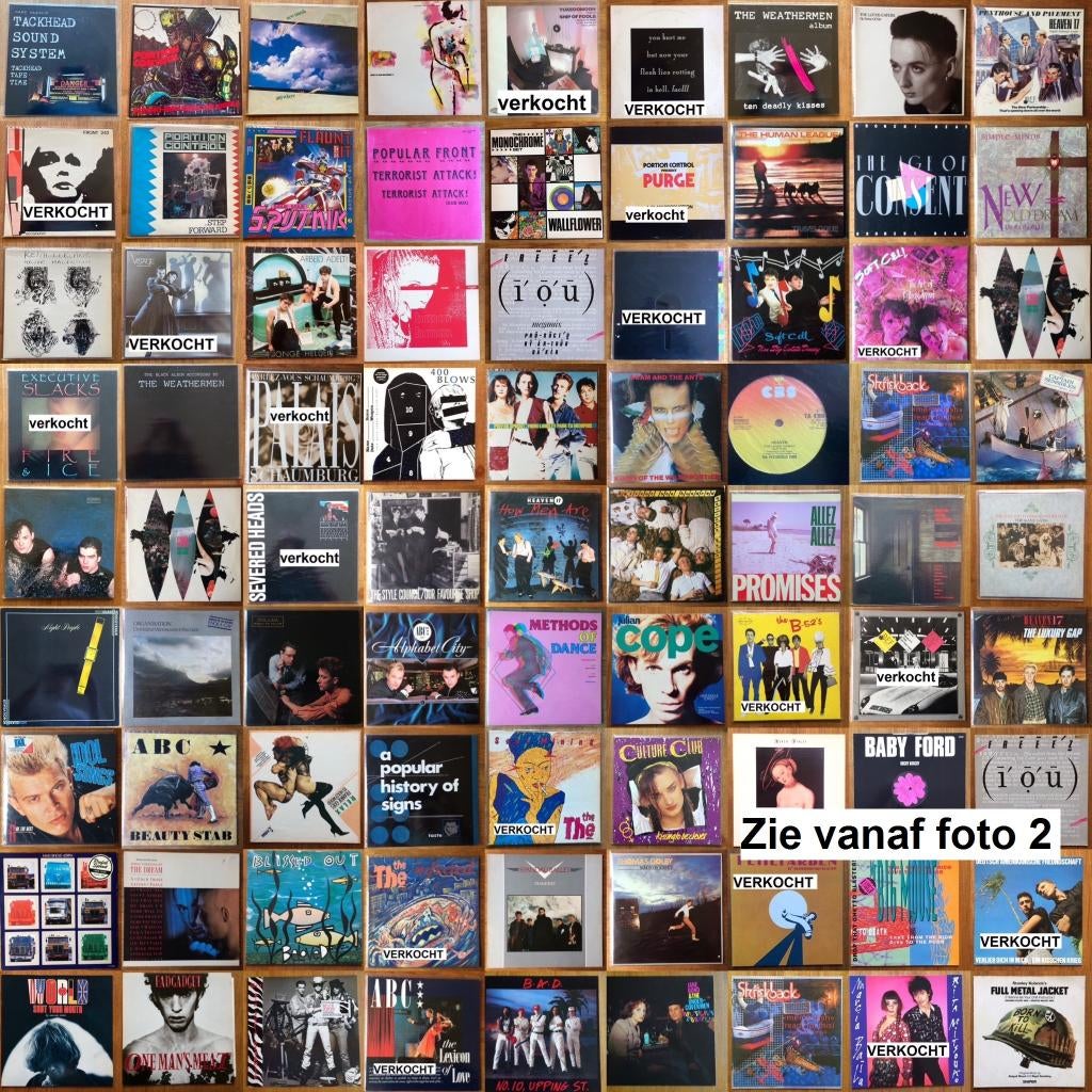Synthpop New Wave Electro origineel jaren 80 vinyl synthipop, Ophalen of Verzenden, Zo goed als nieuw, Overige formaten
