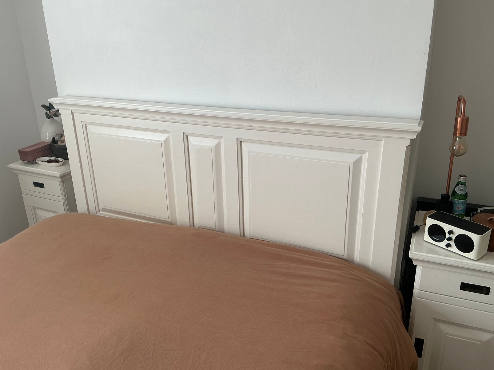 Gratis  karakterestiek twee persoons bed, Gebruikt, Wit, Romantisch, Tweepersoons