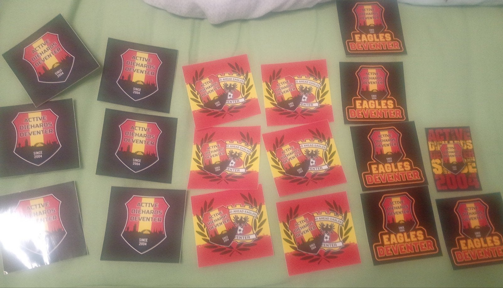 Go Ahead Eagles Stickers - Diverse Ontwerpen, Ophalen of Verzenden, Nieuw, Sport