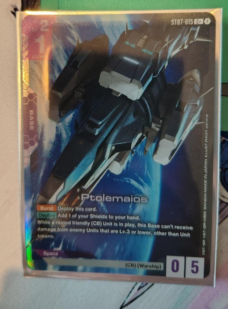 Ptolemaios ST07-015 C+ - Gundam TCG, Ophalen of Verzenden, Nieuw, Losse kaart, Foil