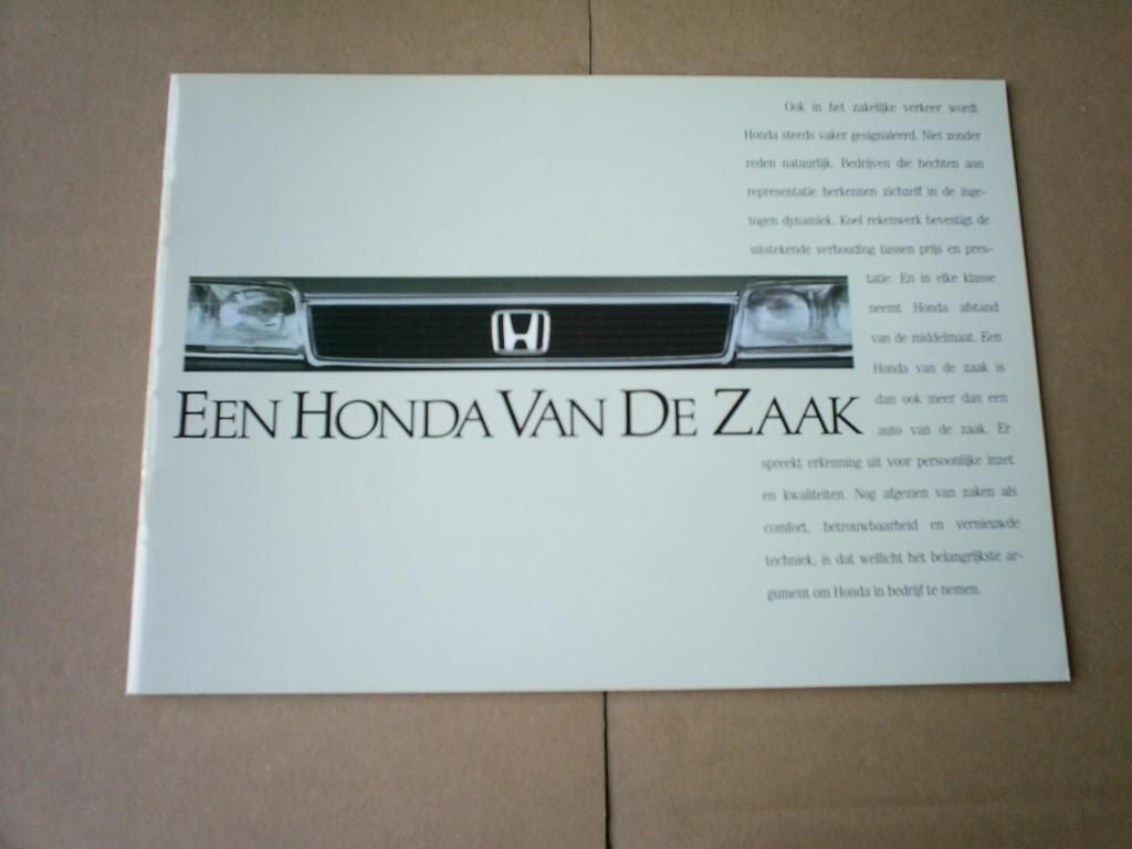 Een Honda Van De Zaak o.a. Legend / CRX / Prelude / Accord, Verzenden, Zo goed als nieuw, Honda