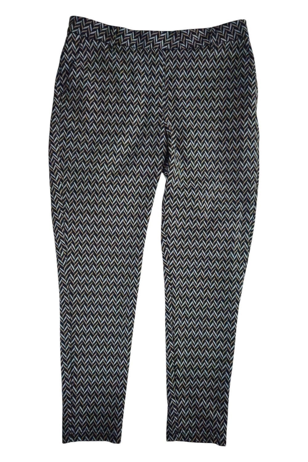Elvira Collections Zigzag Broek Maat 38, Maat 38/40 (M), Meerkleurig, Ophalen of Verzenden, Zo goed als nieuw