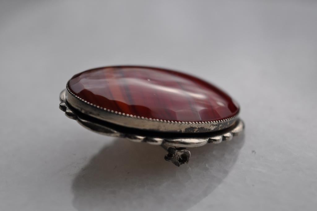 Oude Broche 4,5 cm, Ophalen of Verzenden, Gebruikt, Overige kleuren, Overige materialen