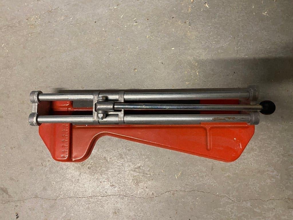 Tegelsnijder 400 mm, Doe-het-zelf en Verbouw, Tegels, Gebruikt, Minder dan 5 m², Vloertegels, Overige materialen