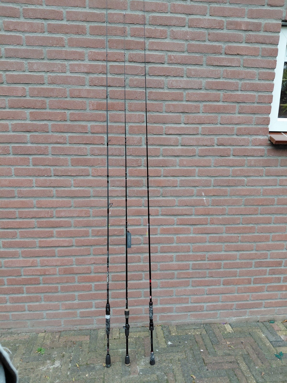 3x Roofvis Hengels: 2x Nomura 1x Berkley Ur, Ophalen of Verzenden, Gebruikt, Werphengel
