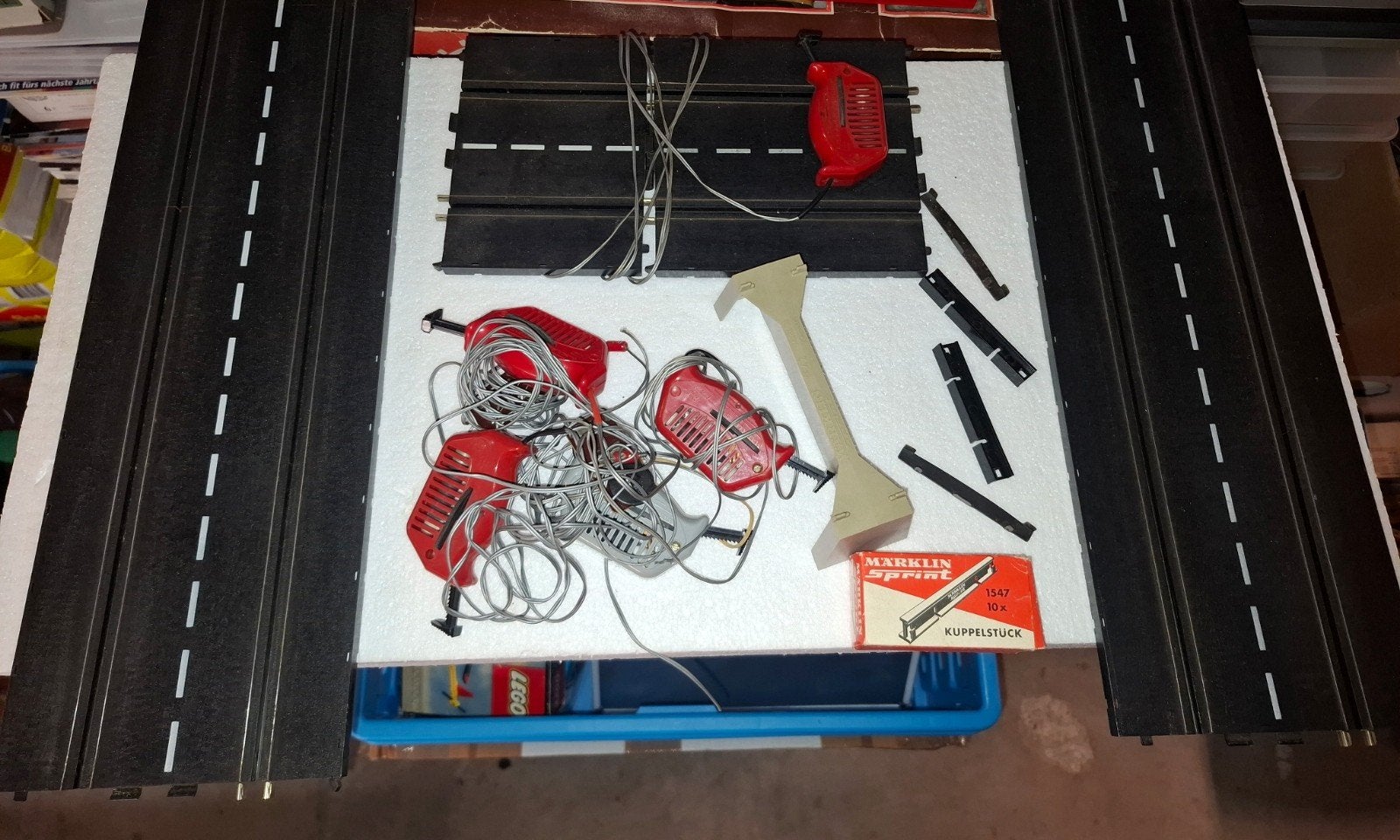 laaste wat ik heb aan onderdelen baan marklin sprint, Kinderen en Baby's, Overige merken, Ophalen of Verzenden, Elektrisch, Racebaan