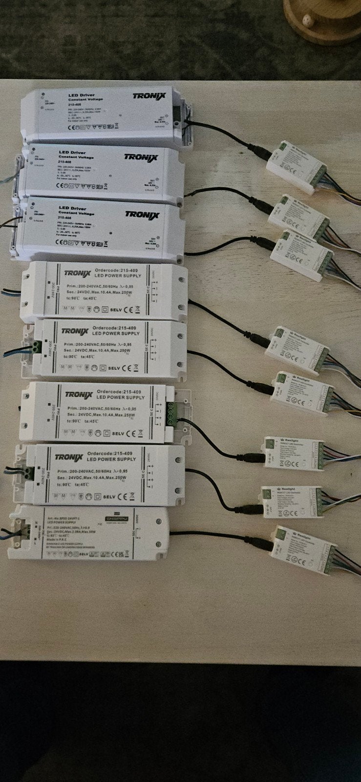 LED Drivers en Controllers - Tronix, Snappy, Rexlight, Ophalen of Verzenden, Gebruikt, Overige merken, Overige typen
