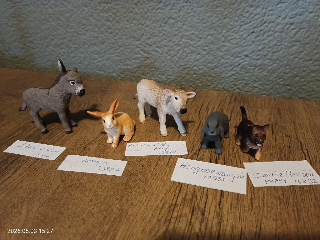 Schleich diertjes, Verzamelen, Ophalen of Verzenden, Zo goed als nieuw, Boerderijdier, Beeldje of Figuurtje