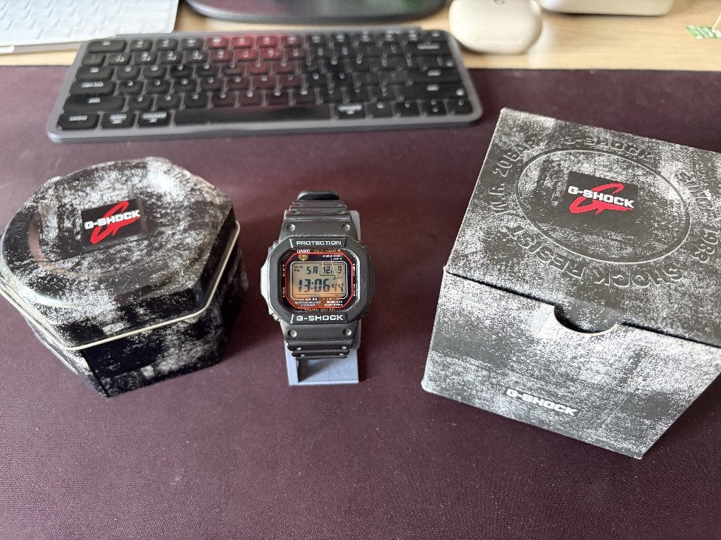 G-Shock GW-M5610u-1ER horloge te koop, Ophalen, Casio, Kunststof, Gebruikt