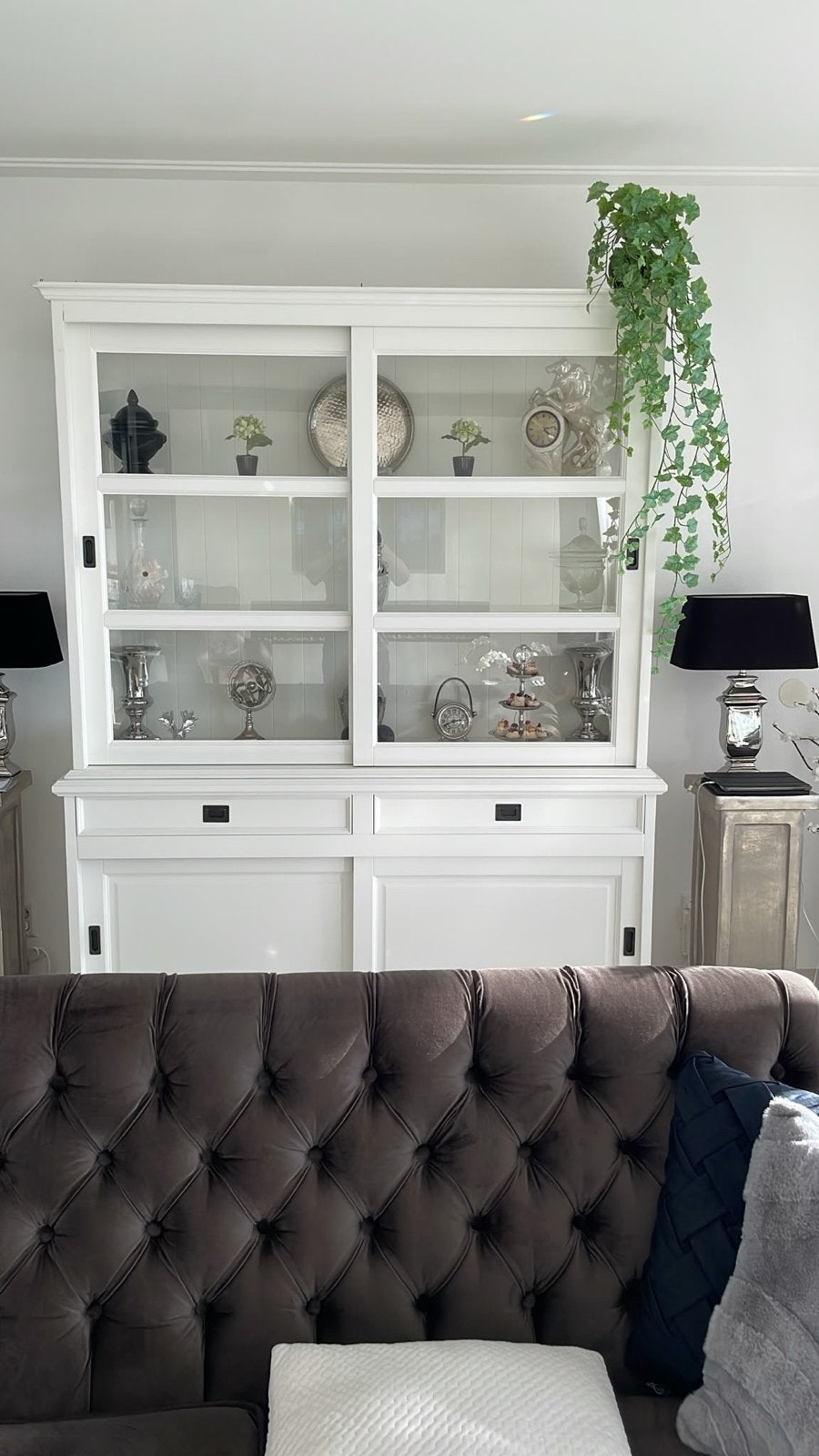 Prachtige kast met schuifdeuren en lades, Ophalen, Gebruikt, 100 tot 150 cm, Met lade(s)