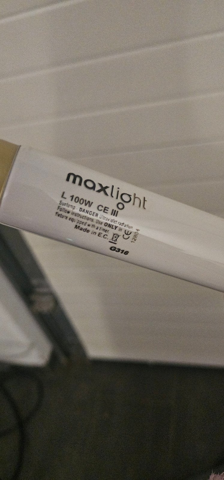Maxlight zonnebanklampen compleet met starters, Witgoed en Apparatuur, Ophalen of Verzenden, Gebruikt, Overige modellen, 15 lampen of meer