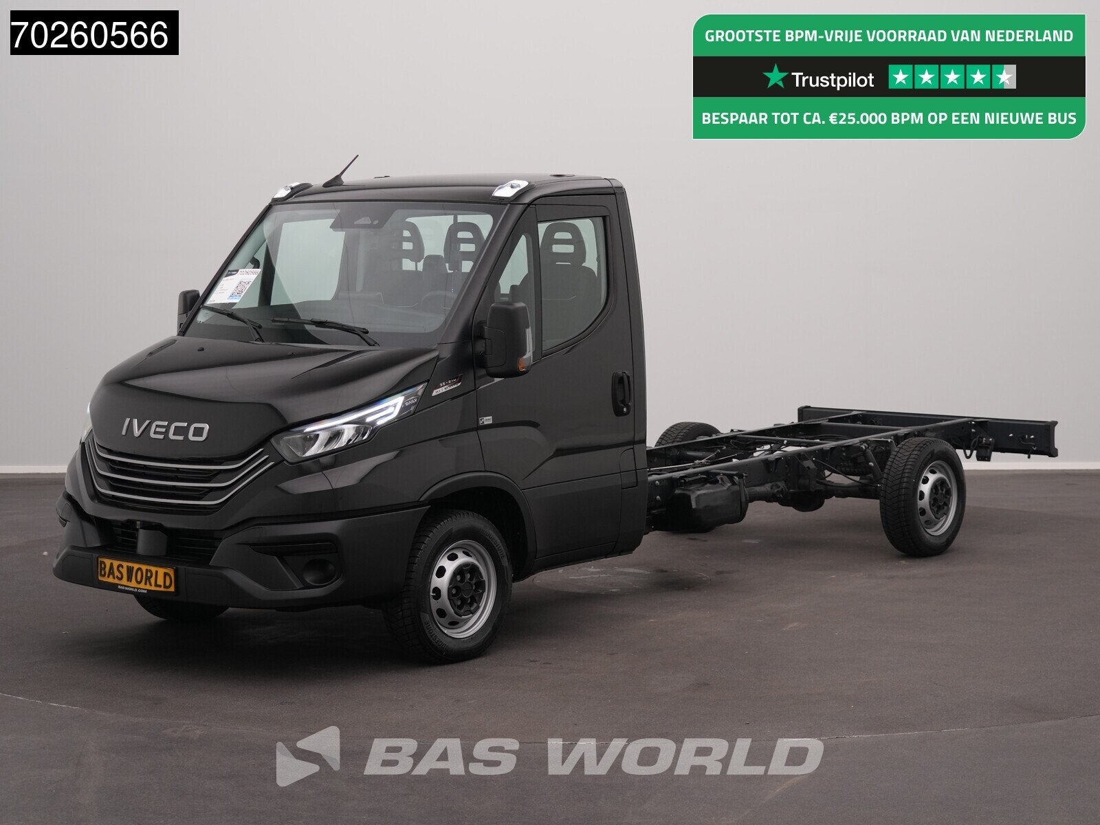 Iveco Daily 35S21 BPM VRIJ! 3.0L Automaat BPM VRIJ Chassis C, Automaat, Stof, Euro 6, 4 cilinders