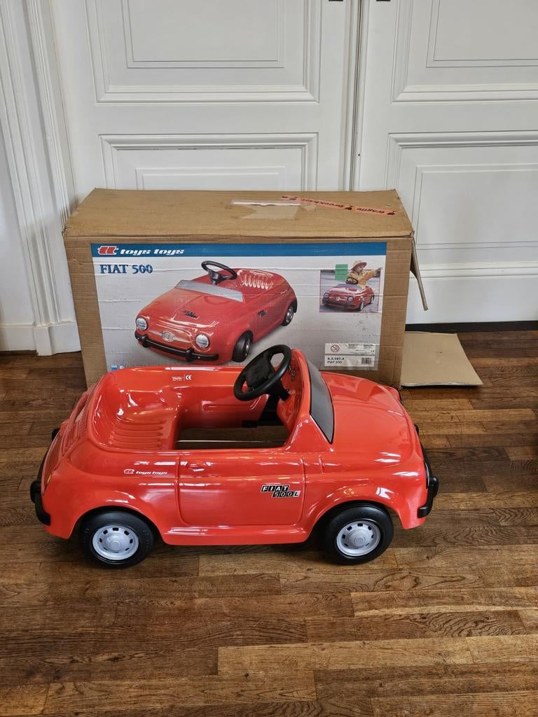 Toys Toys Fiat 500 trapauto modelauto ToysToys, Ophalen, Nieuw, 1:5 t/m 1:8, Auto