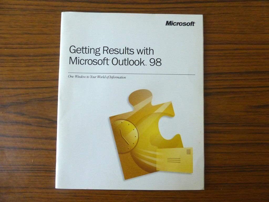 Getting results with Microsoft Outlook 98, Boeken, Informatica en Computer, Ophalen of Verzenden, Zo goed als nieuw, Software