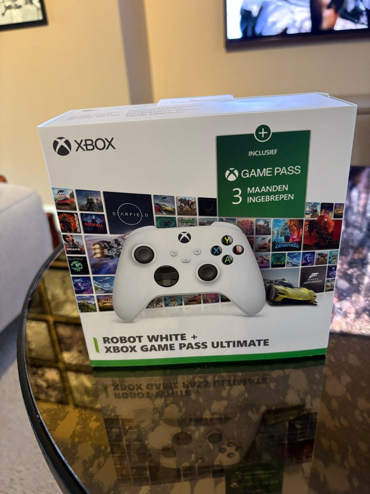 Xbox Wireless Controller Robot White + 3 maanden Game Pass, Ophalen, Nieuw, Xbox One, Controller
