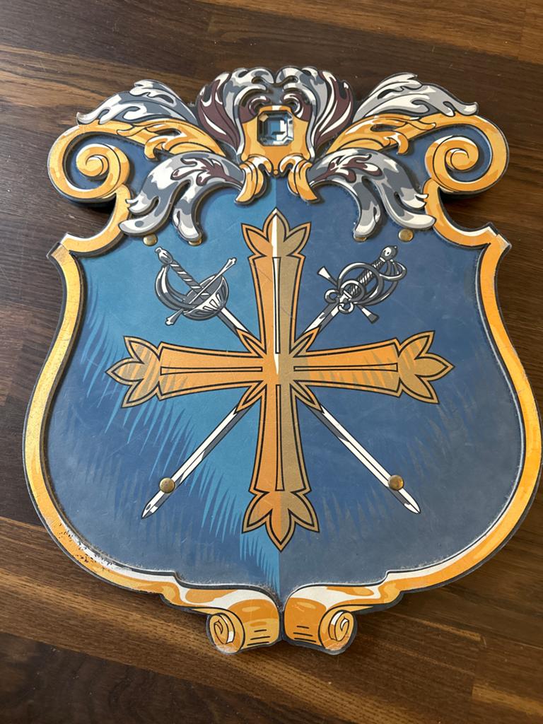 Kwalitatief foam speelgoed schild met zwaarden design, Ophalen of Verzenden, Gebruikt