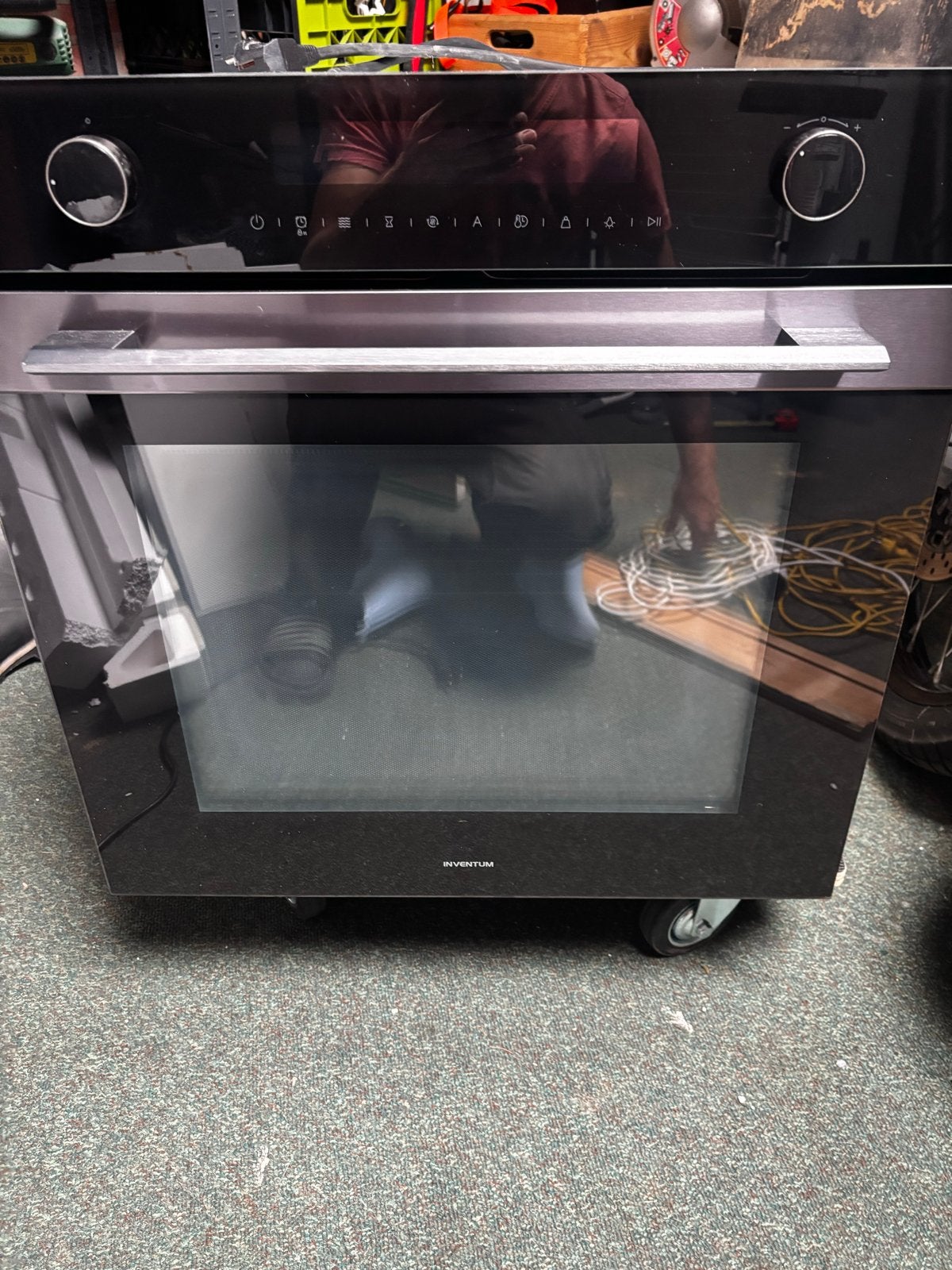 Inventum IMC6272BK/01 Inbouw Combi-oven met Hetelucht, Ophalen, Gebruikt, Hete lucht, Combi-oven