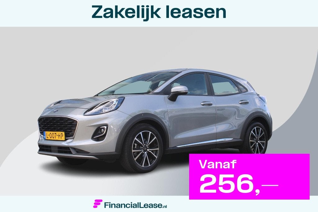 Ford Puma 1.0 EcoBoost Hybrid Titanium | B&O Audio | Stoel +, Voorwielaandrijving, Origineel Nederlands, 3 cilinders, 1100 kg