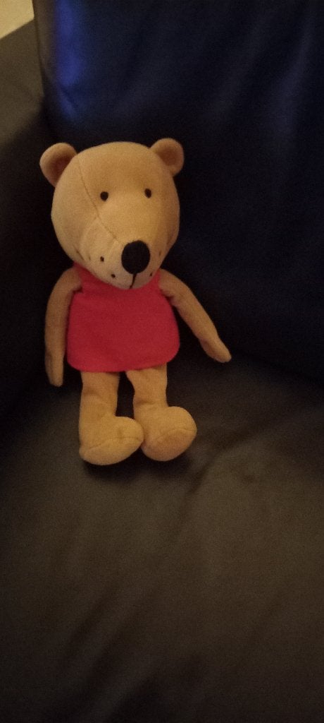 Knuffel van Kikker en zijn vriendjes - type Beer., Kinderen en Baby's, Ophalen of Verzenden, Zo goed als nieuw, Bruin, Beer